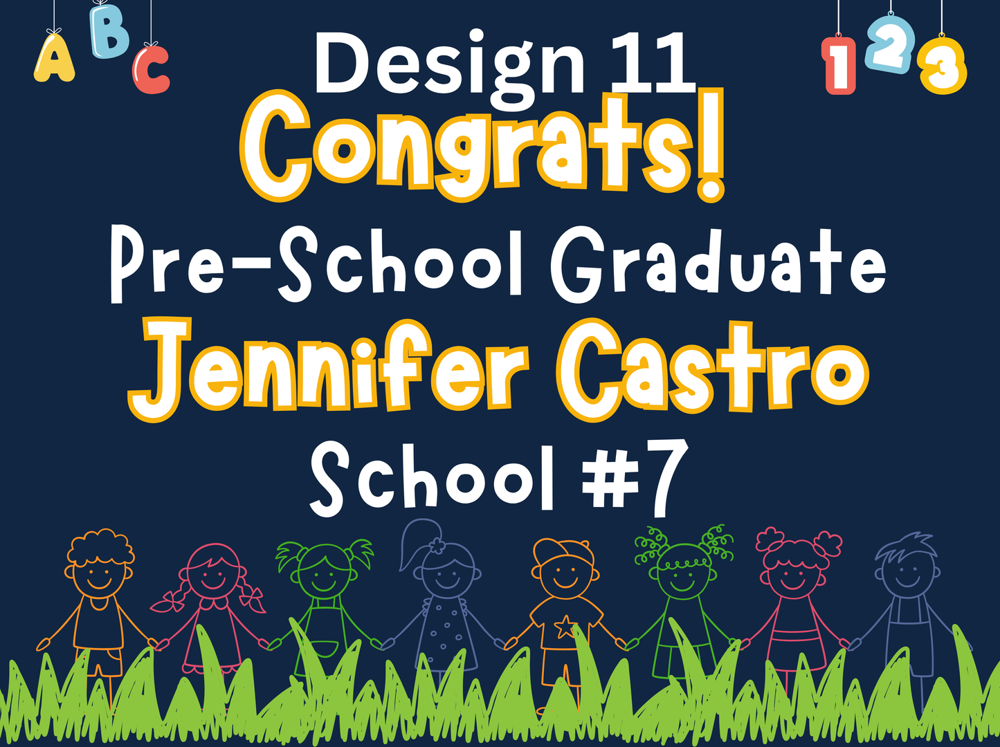 Graduation Lawn Signs w/Stake: 24 x 18in
