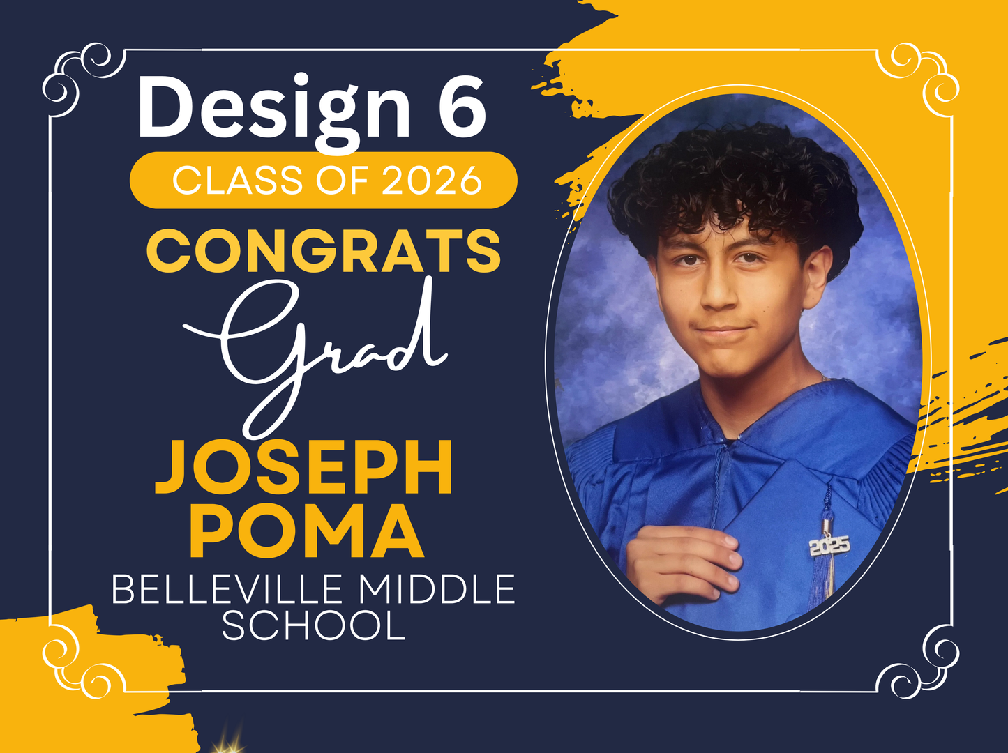 Graduation Lawn Signs w/Stake: 24 x 18in